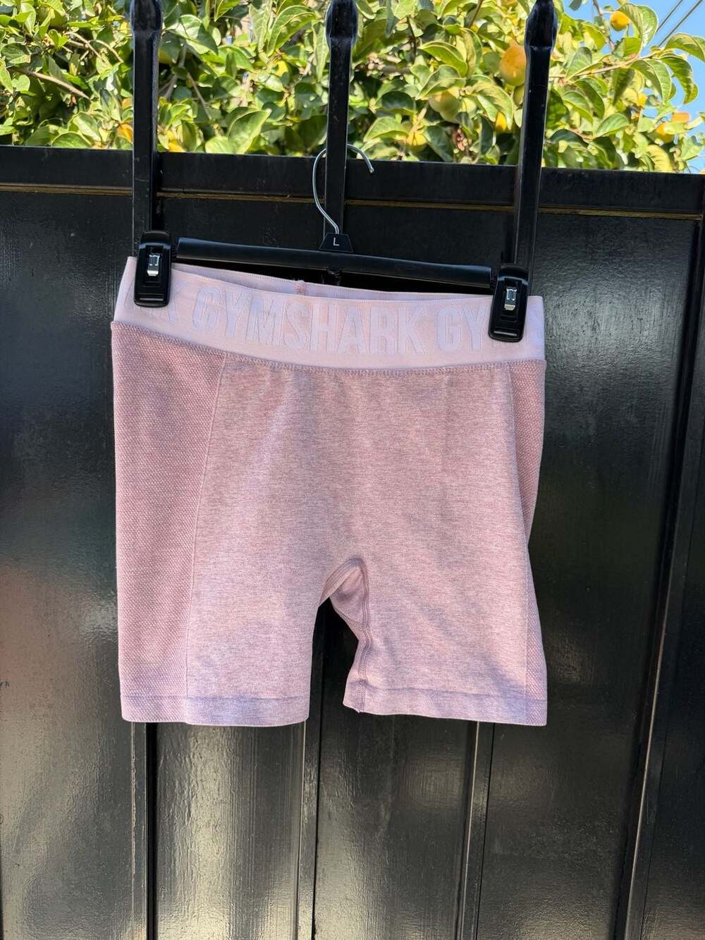 Gymshark Flex Shorts Size S Pink Marl Seamless Biker Activewear
